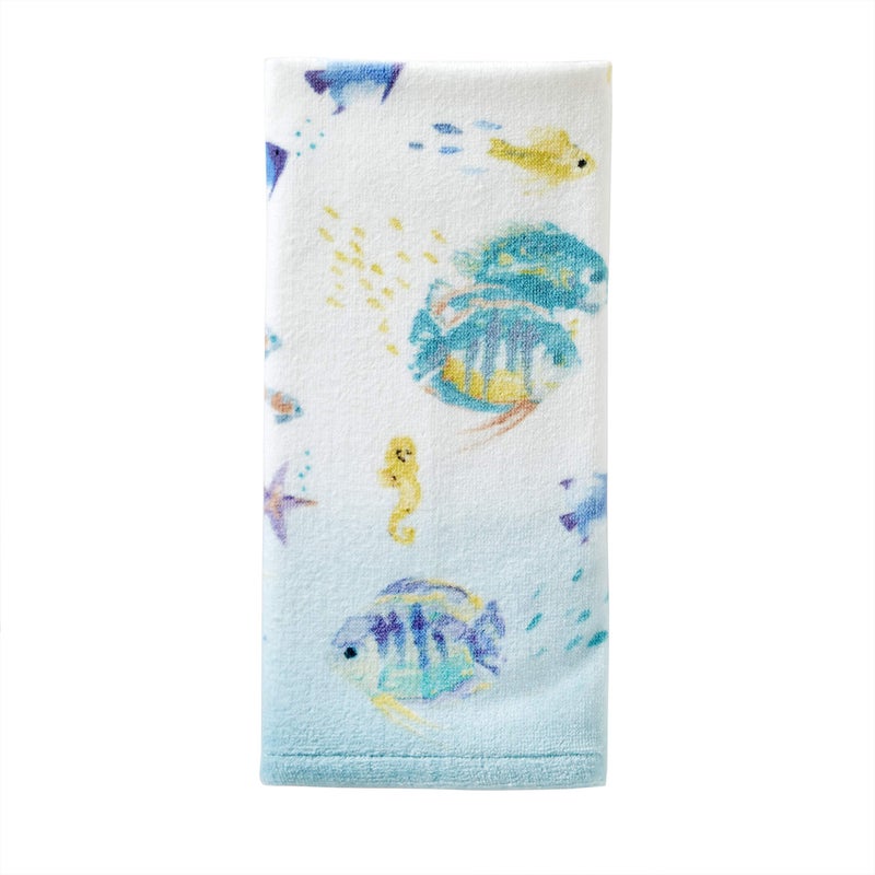 SKL Home Ocean Watercolor Hand Towel, Multi (2-Pack) - Image 3